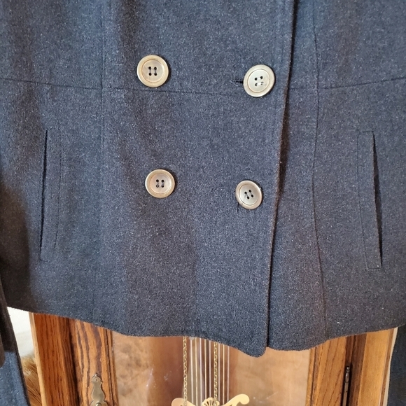 Charlotte Russe Women's Belted Pea Coat - Picture 3 of 6